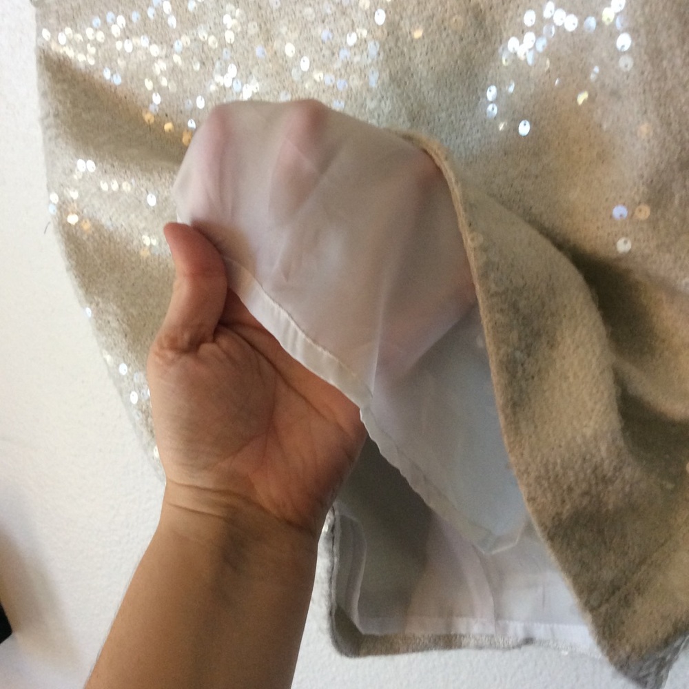 NWOT Kenar Sequined Mini Skirt - Picture 5 of 5